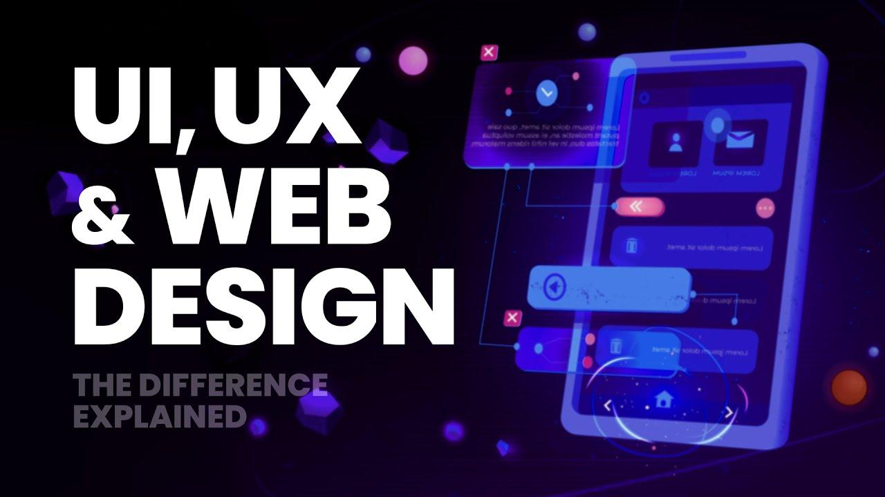 What is Web Design (UI/UX) and what are the steps involved in designing a website? 